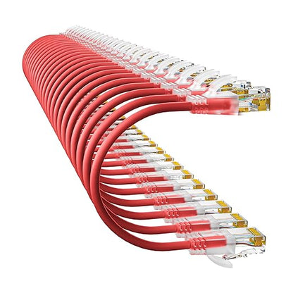 Cat6a Patch Cables 2ft Slim, Cat6 Ethernet Patch Cable Pure Copper, Flexible