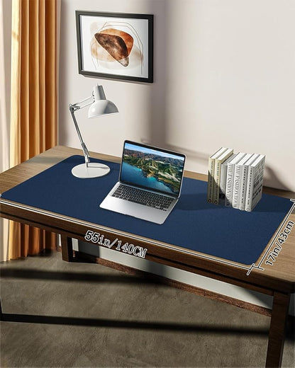 Large Desk mat, Leather Desk Pad Protector, Office Desk Mat, Mouse Pad