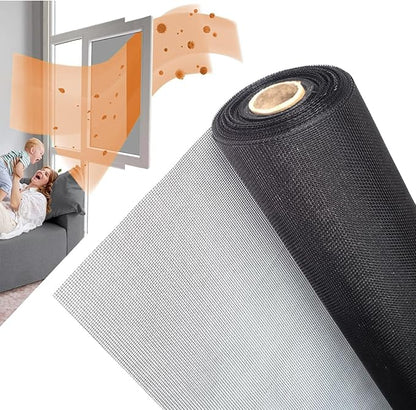 48inch*100ft Window Screens Replacement, Cuttable Fiberglass Roll Screens Door