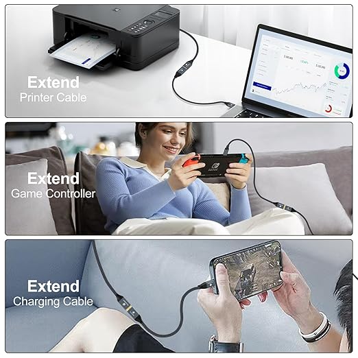 USB 3.0 Extension 1.6FT, USB Male to Female USB 3.0 Extender Cable