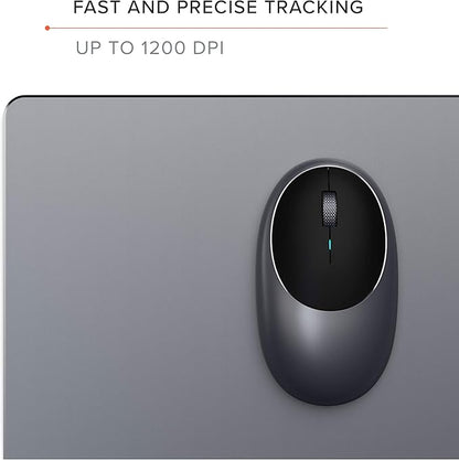 Satechi M1 Wireless Bluetooth Mouse, USB-C Rechargeable, Compact & Portable