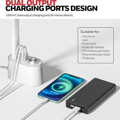 Honeywell LED Desk Lamp with USB Charging Ports