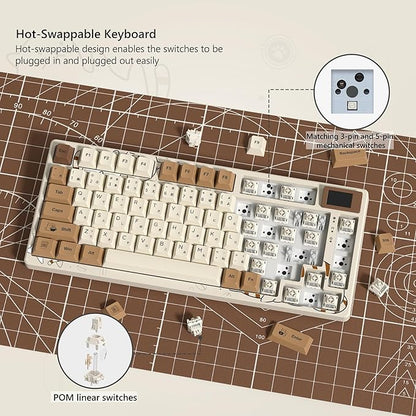 Womier SK80 Retro 75% Keyboard