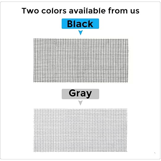 Grey Window Screen Repair Tape, 4 in X 15 FT Screen Repair Kit
