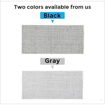 Grey Window Screen Repair Tape, 4 in X 15 FT Screen Repair Kit