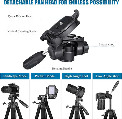 VICTIV 74” Camera Tripod, Tripod