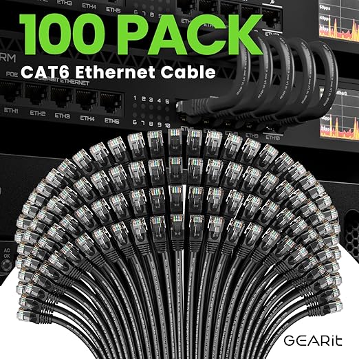 GEARit Cat 6 Ethernet Cable Pack