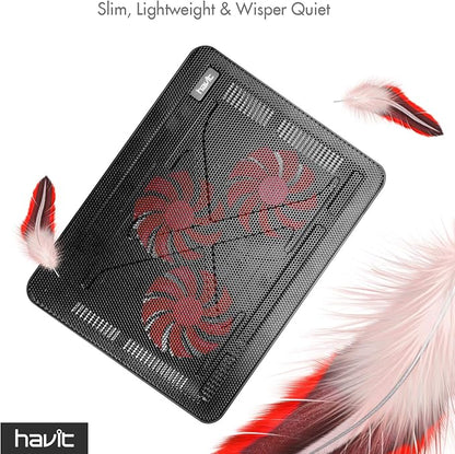 Havit HV-F2056 15.6-17 Inch Laptop Cooler Cooling Pad