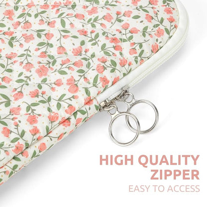 Puffy Laptop Sleeve 13-15.6 Inch Cute Quilted Laptop Protective Case Padded