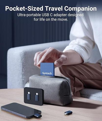 Syntech USB C to USB Adapter Pack of 2 USB C Male to USB3 Female Adapter