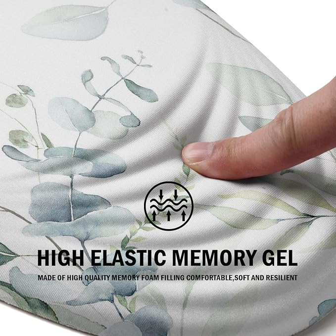 Ergonomic Mouse Pad with Wrist Rest Support, Mousepad Relief Carpal Tunnel Pain