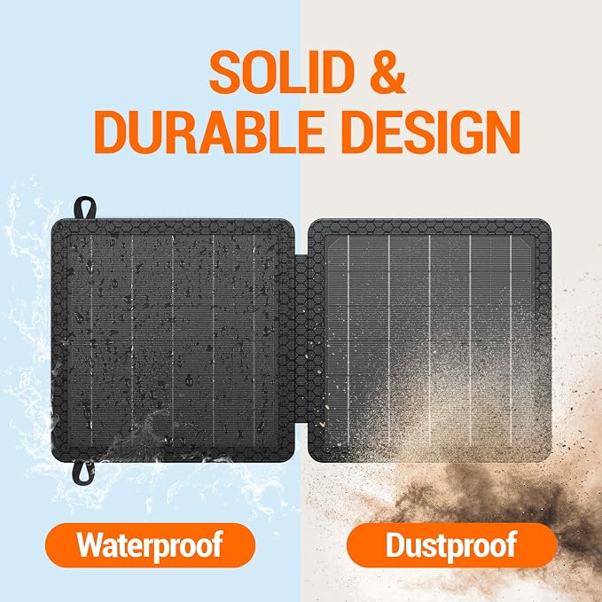 GOODaaa 10W Portable Solar Charger