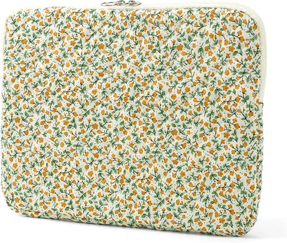 Puffy Laptop Sleeve 13-15.6 Inch Cute Quilted Laptop Protective Case Padded