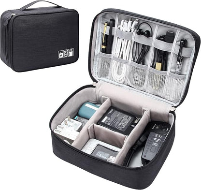 Electronics Organizer Travel Universal Cable Organizer Bag Waterproof