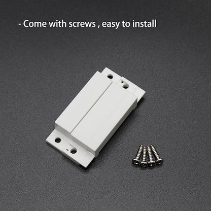 Magnetic Reed Switch NC NO COM Surface Mount Wired Door Window Contact Sensor