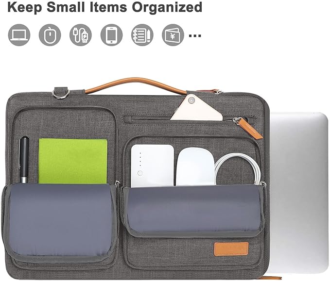 MOSISO 360 Protective Laptop Shoulder Bag, 17-17.3 inch Computer Bag Compatible