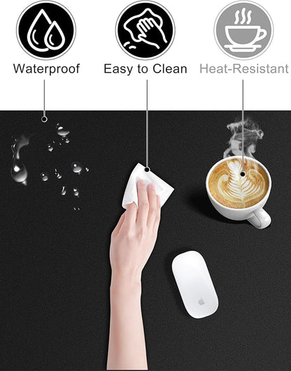 TopMade Mouse Pad with 15W Wireless Charging, Waterproof Gaming Mousepad with