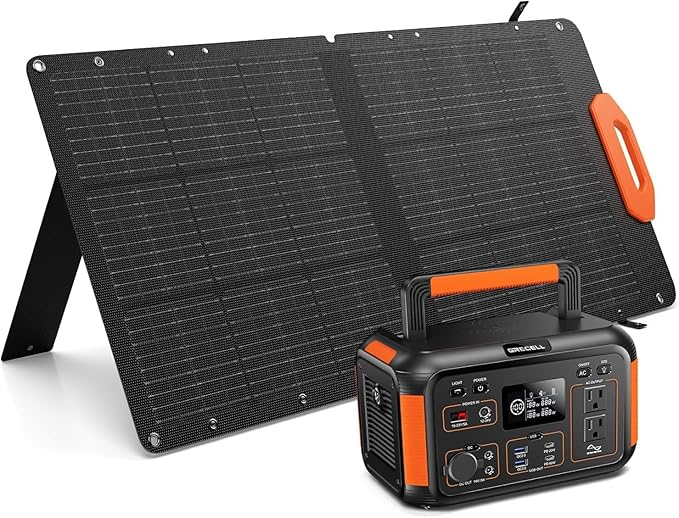 GRECELL Portable Solar Generator 500W