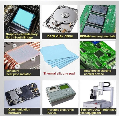 Thermal Pad, Highly Efficient 6.0 W/mK, Insulated Heat Resistant Silicone Pad