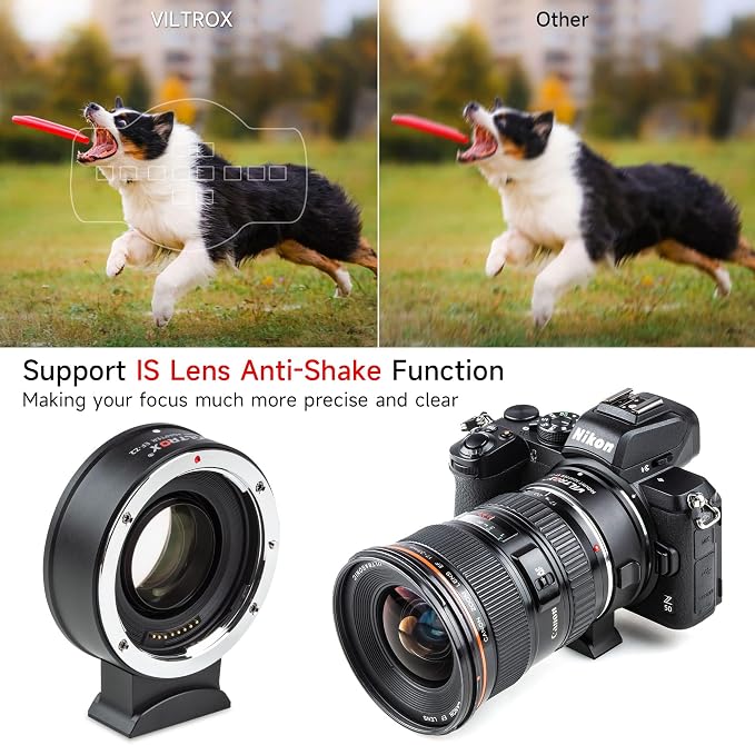 VILTROX EF-Z2 Auto Focus Lens Adapter 0.71x Reducer Speedbooster Lens Converter