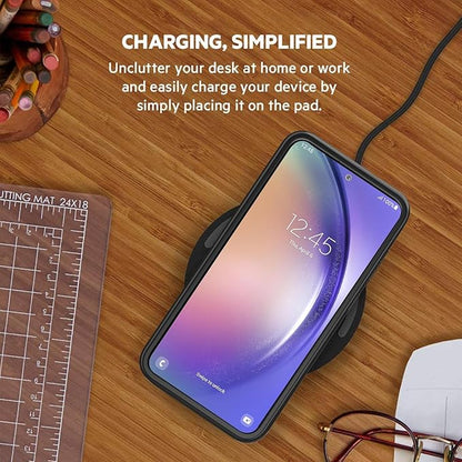 Battery Case for Galaxy A54, EnhancedUltra Thin Portable Protective Qi Wireless