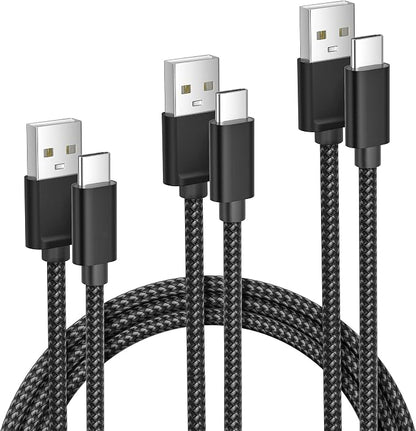 Elebase for Airpods 4 USB C Charger Cable 3 Pack 1.5/3.3/6.6FT, Type C Charging