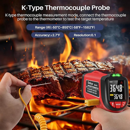 Infrared Thermometer Gun, Gedaye Laser Temperature