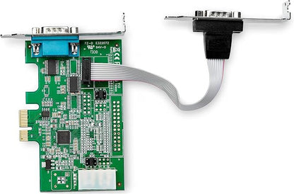 StarTech.com 2-port PCI Express RS232 Serial Adapter Card