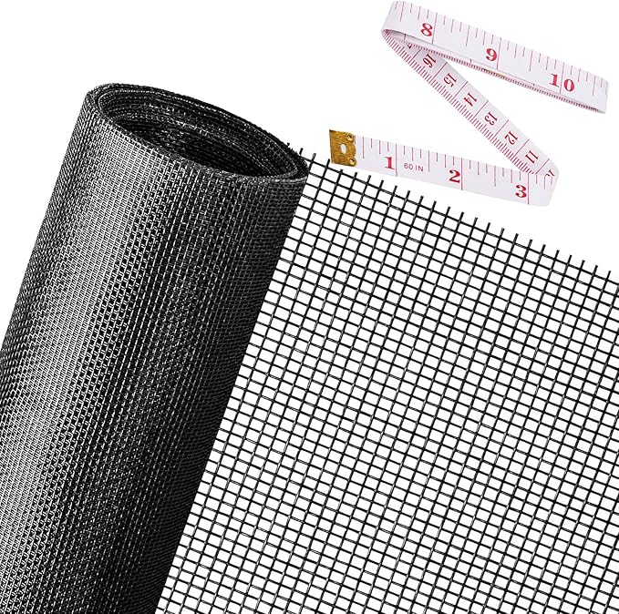 Replacement Window Screens, 48X118 Inch Durable Window Screen Mesh