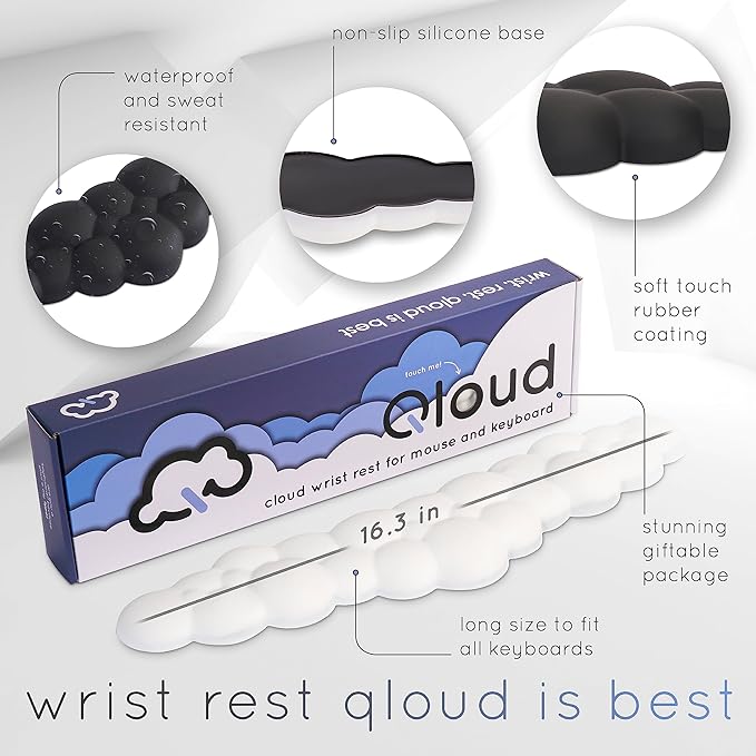 Qloud Cloud Wrist Rest Keyboard Wrist Rest