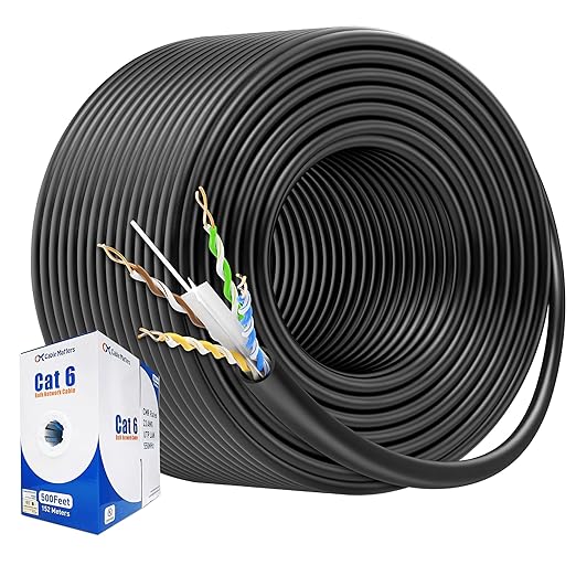 Cable Matters 10Gbps in-Wall Riser Rated 23AWG Bare Copper Cat6 Ethernet Cable