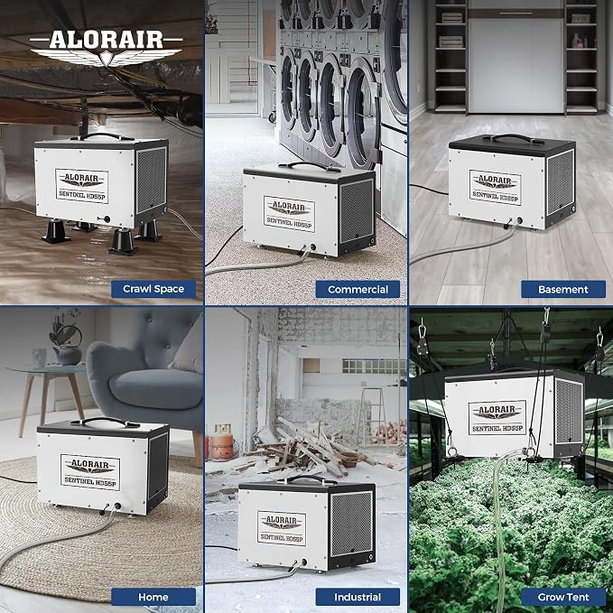 ALORAIR Crawl Space Dehumidifier, 120 PPD Crawlspace Dehumidifiers