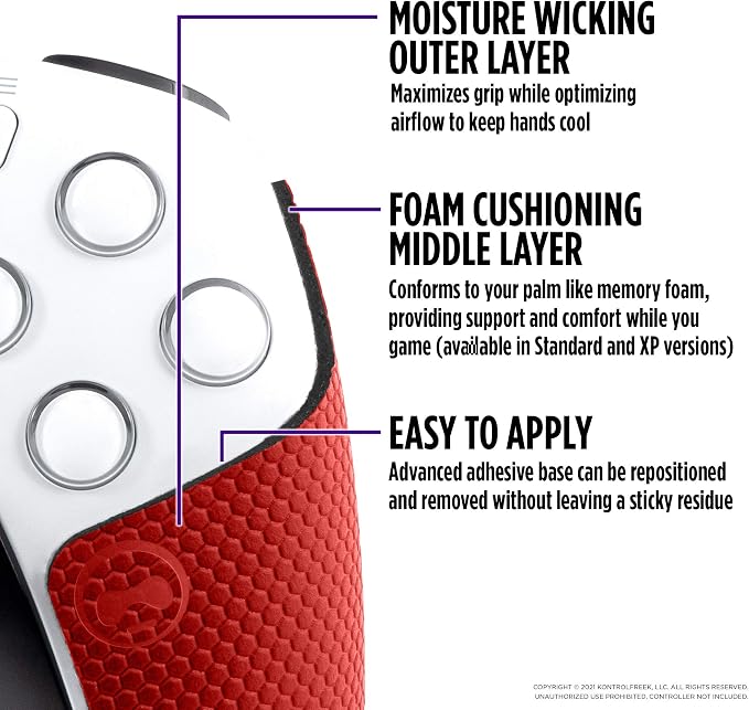 KontrolFreek Performance Grips for PlayStation 5 Controller