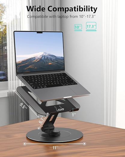 Ultra-Stable Swivel Laptop Stand