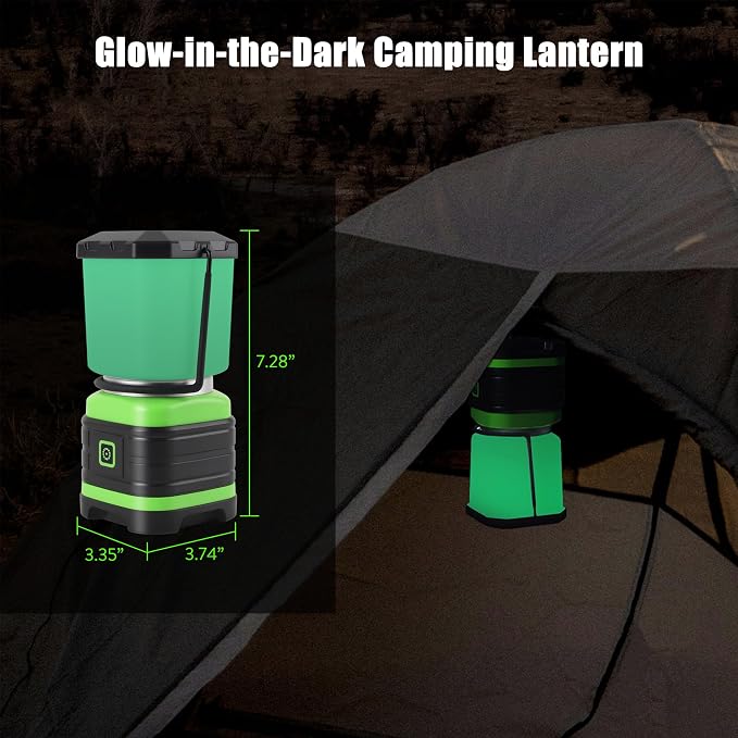 Lichamp LED Camping Lantern, Battery Powered LED Lights Camping Essentials
