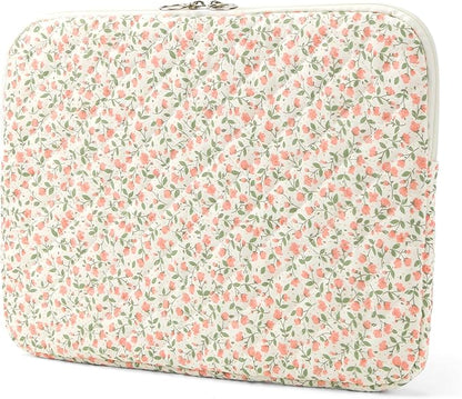 Puffy Laptop Sleeve 13-15.6 Inch Cute Quilted Laptop Protective Case Padded