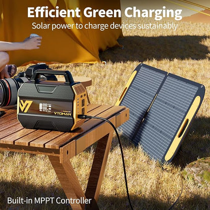 VTOMAN FlashSpeed 300 Portable Power Station 300W, 230Wh Solar Generator