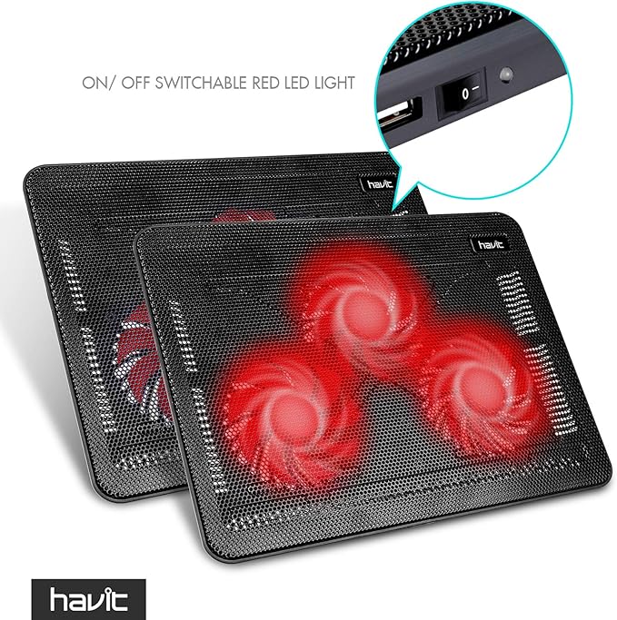 Havit HV-F2056 15.6-17 Inch Laptop Cooler Cooling Pad