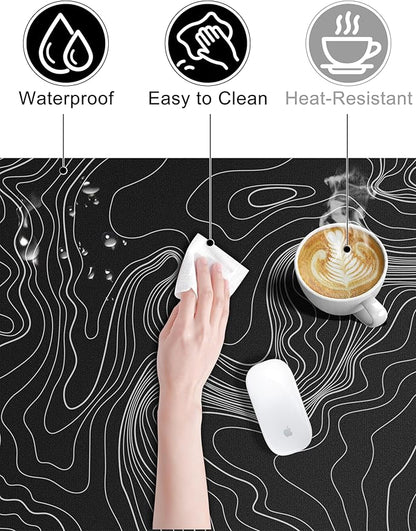 TopMade Mouse Pad with 15W Fast Wireless Charging, 31.5"x15.75" XXL Large