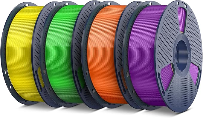 SUNLU PETG Filament 1.75mm 4KG Bundle, Less Stringing and Good Layer Adhesion