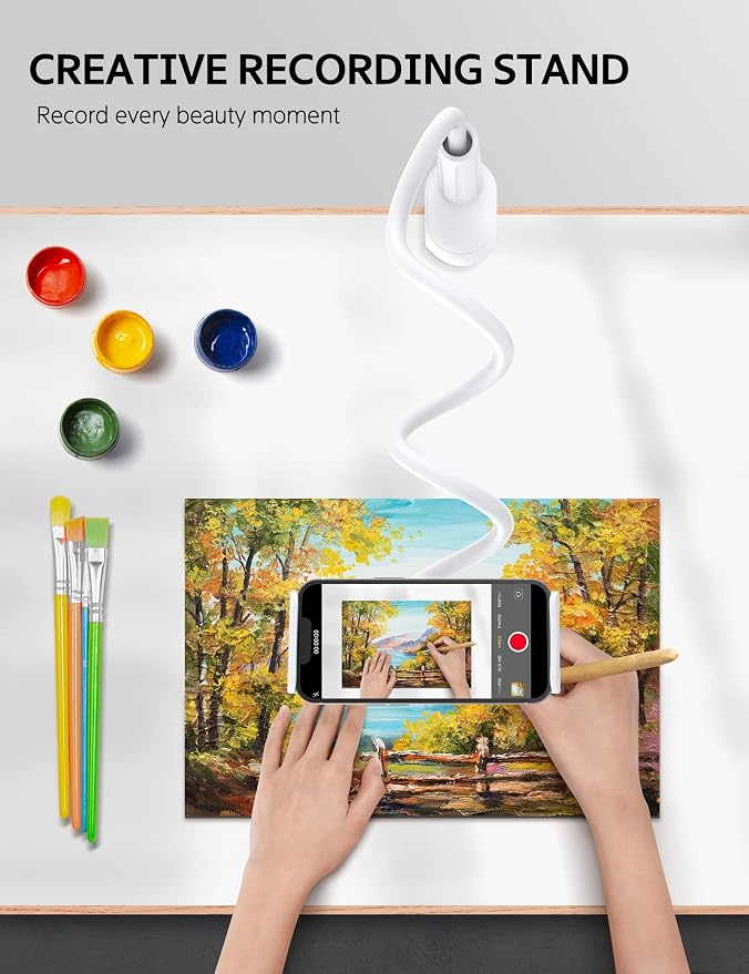 SHAWE Gooseneck Tablet Holder Phone Stand, Flexible Tablet Mount