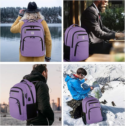 Laptop Backpack, Business Travel Anti Theft Slim Durable Laptops Backpack
