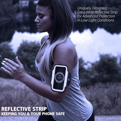 TRIBE Running Phone Holder Armband. iPhone & Galaxy Cell Phone Sports Arm Bands