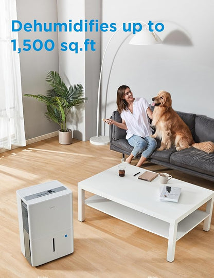 Midea 1, 500 Sq. Ft. Energy Star Certified Dehumidifier