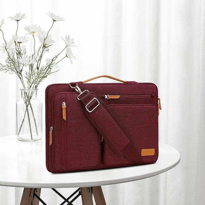 MOSISO 360 Protective Laptop Shoulder Bag, 13-13.3 inch Computer Bag Compatible