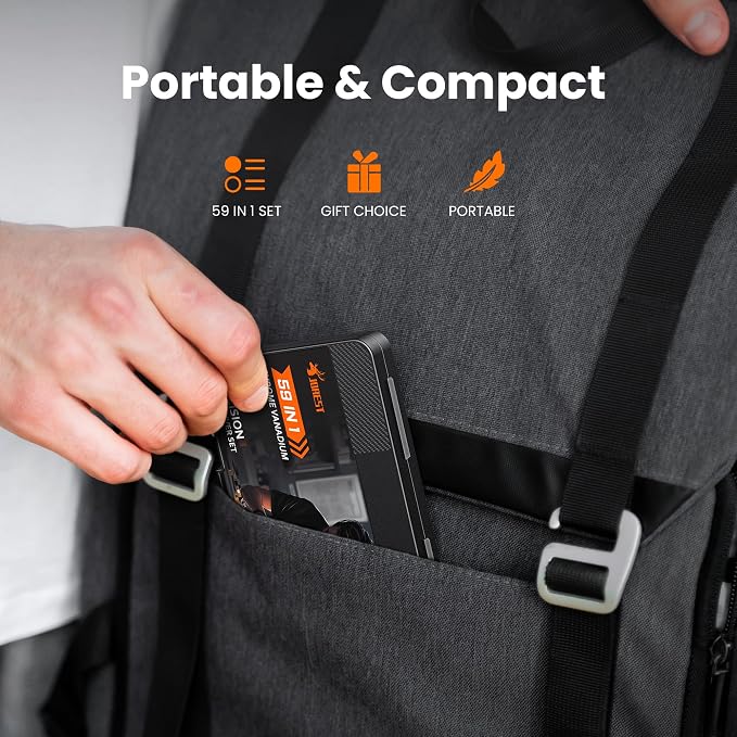 JOREST 59Pcs Small Precision Screwdriver Set