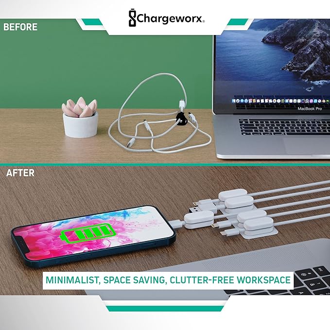 Chargeworx Magnetic Cable Holder