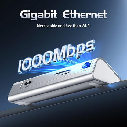 USB C Hub Ethernet, 10Gbps USB Docking Station 10-in-1