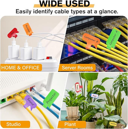 36Pcs Large Cable Labels