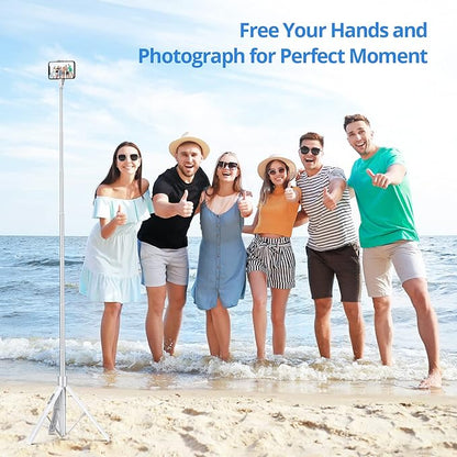 ATUMTEK 60" Selfie Stick Tripod, All in One Extendable Phone Tripod Stand